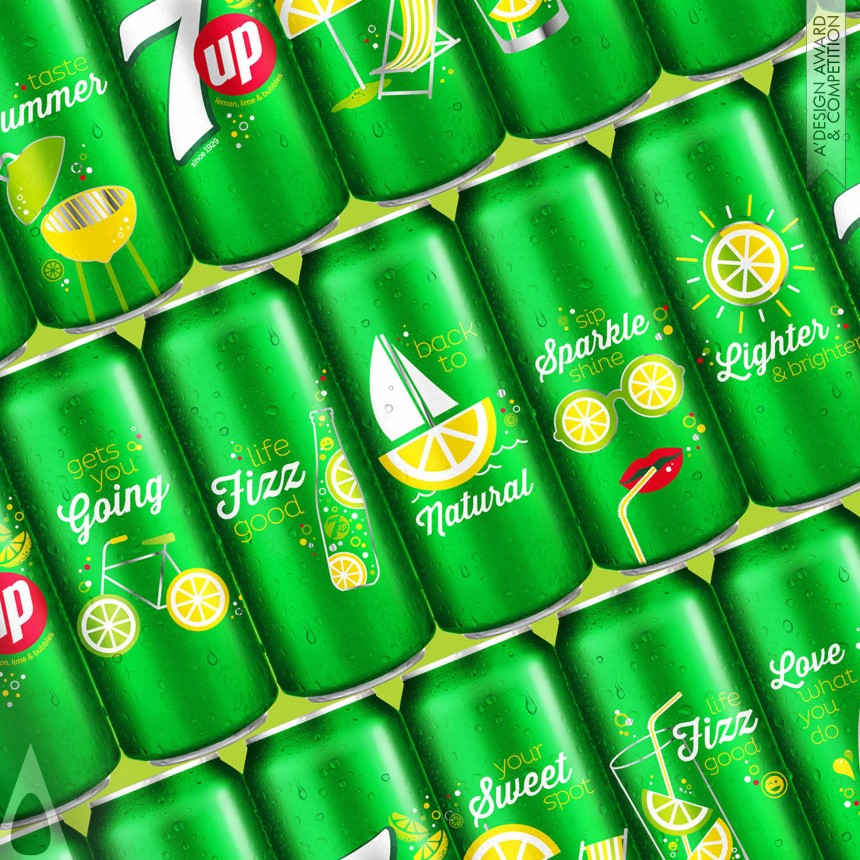 7up Sip Up Summer Series - Golden Packaging Design Award Winner