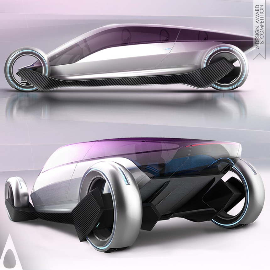 Iron Vehicle, Mobility and Transportation Design Award Winner 2017 Quantum Full electric future limousine 