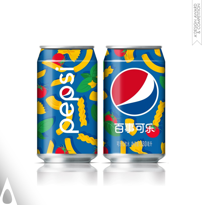 Silver Packaging Design Award Winner 2017 Pepsi x Italian Design Icons Can graphics 