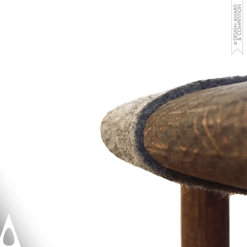 Espresso Stool - Iron Furniture Design Award Winner