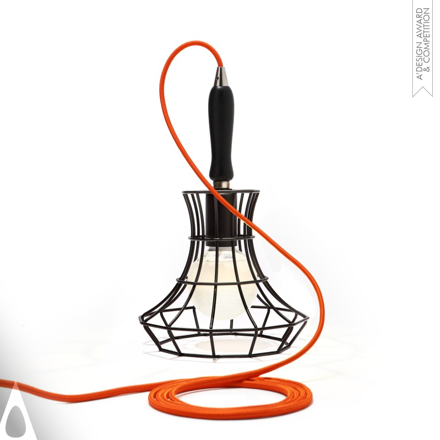 Bronze Lighting Products and Fixtures Design Award Winner 2018 Lady Cage Lamp 