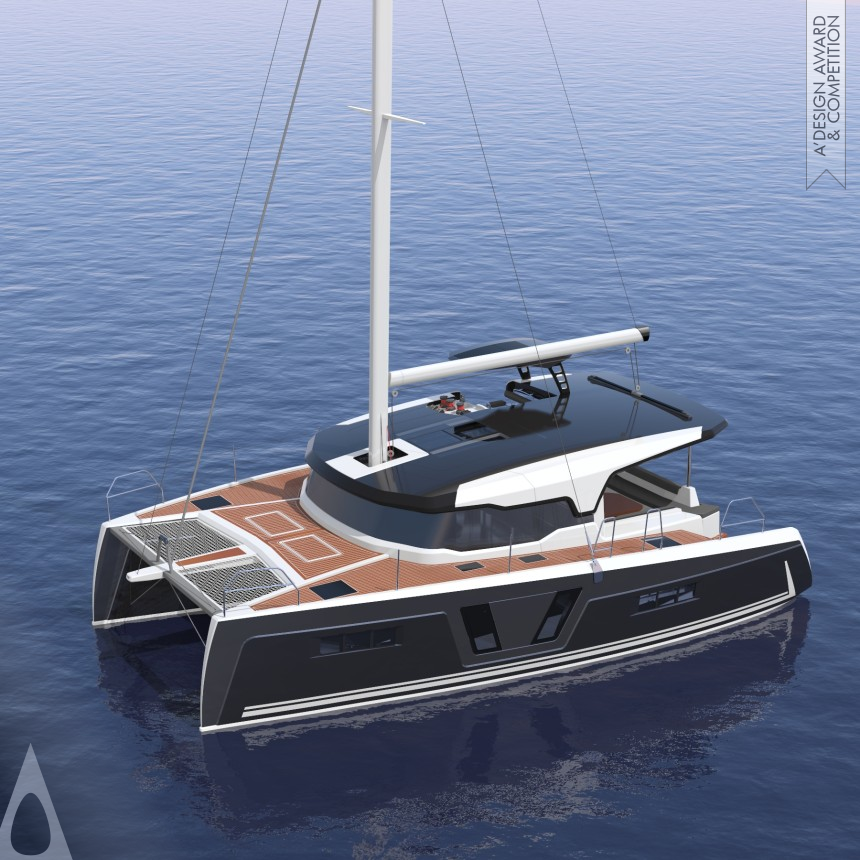 Bronze Yacht and Marine Vessels Design Award Winner 2017  BRAVO 40 Sailing catamaran 