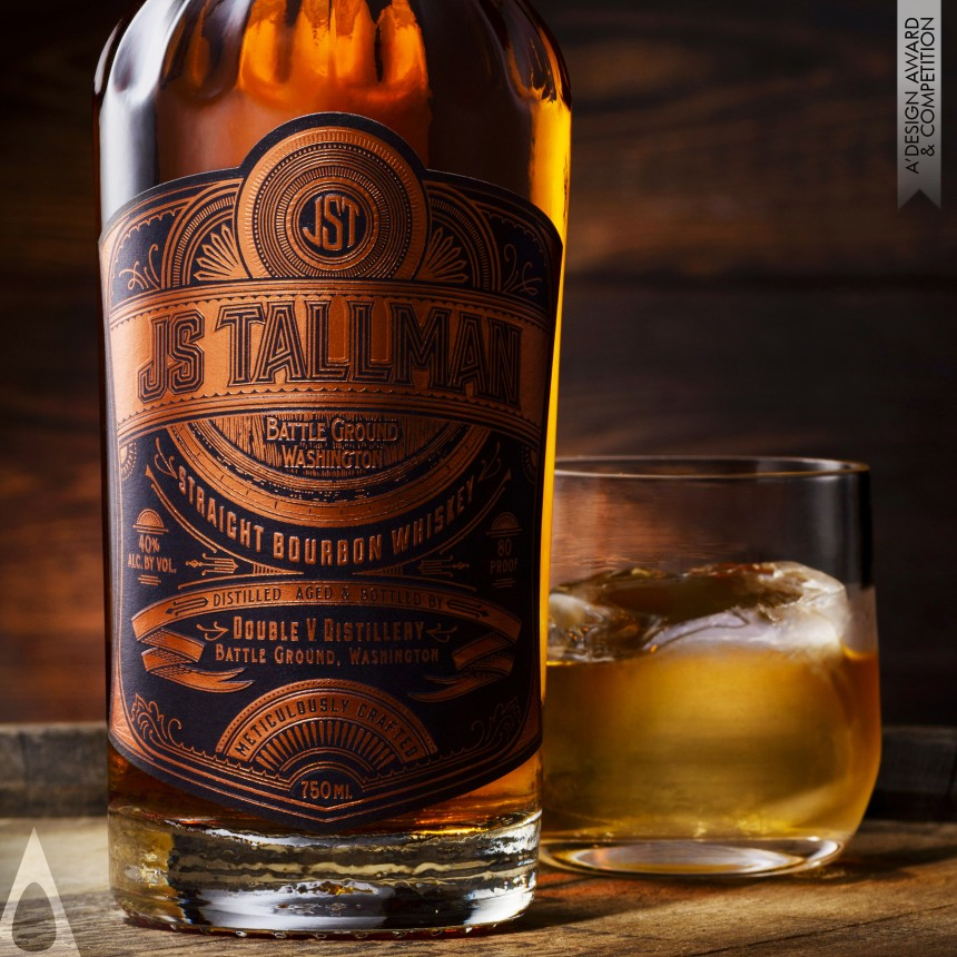 Golden Packaging Design Award Winner 2017 JS Tallman Bourbon Packaging 