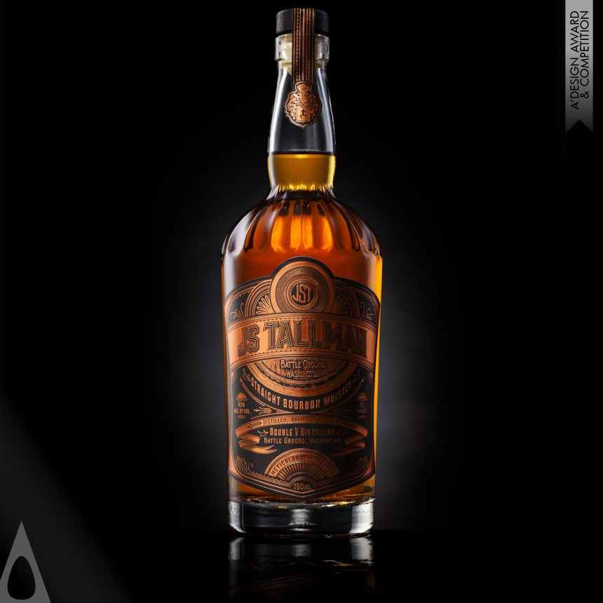 JS Tallman Bourbon - Golden Packaging Design Award Winner