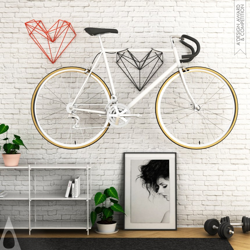 Martin Foret's Heart Bike hanger