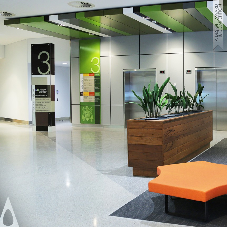 AGD - Anne Gordon and Tim Walker's Royal North Shore Hospital Sydney Wayfinding environmental graphics