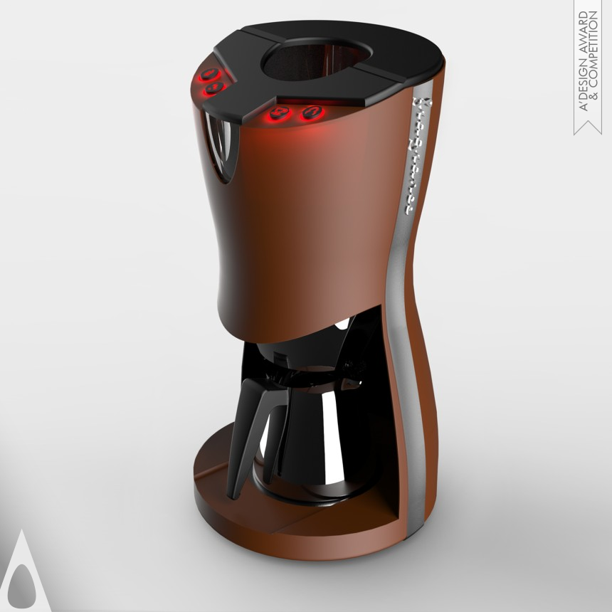 Iron Digital and Electronic Device Design Award Winner 2017 Fragrance Turkish Coffee Maker With Grinder 