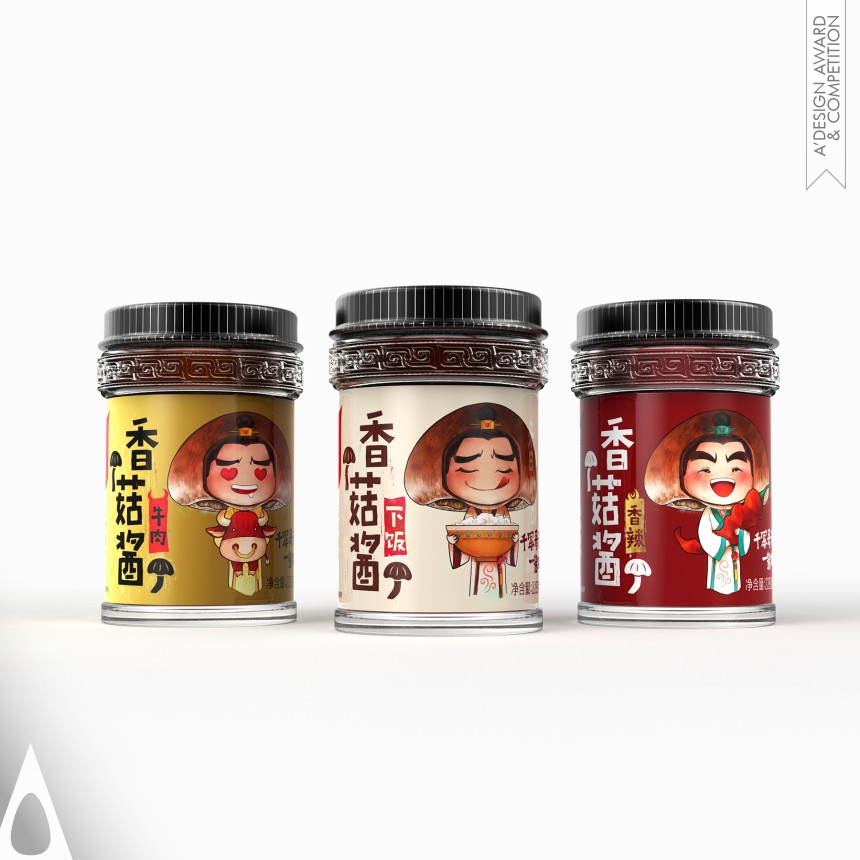 Golden Packaging Design Award Winner 2017 ShiSanCun Mushroom Sauce Seasoning 