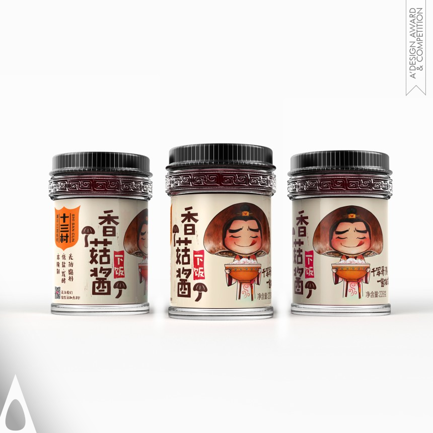 ShiSanCun Mushroom Sauce designed by OCD & KK Design Studio