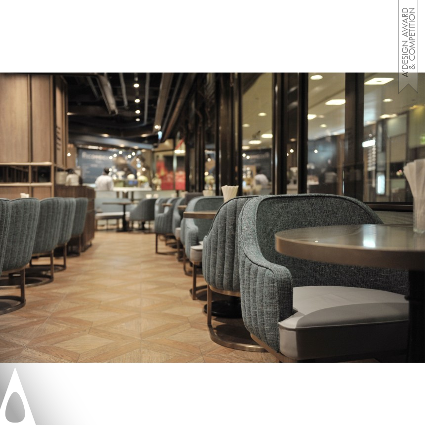 Silver Interior Space and Exhibition Design Award Winner 2017 Teawood - East Point City Cafe and Restaurant  