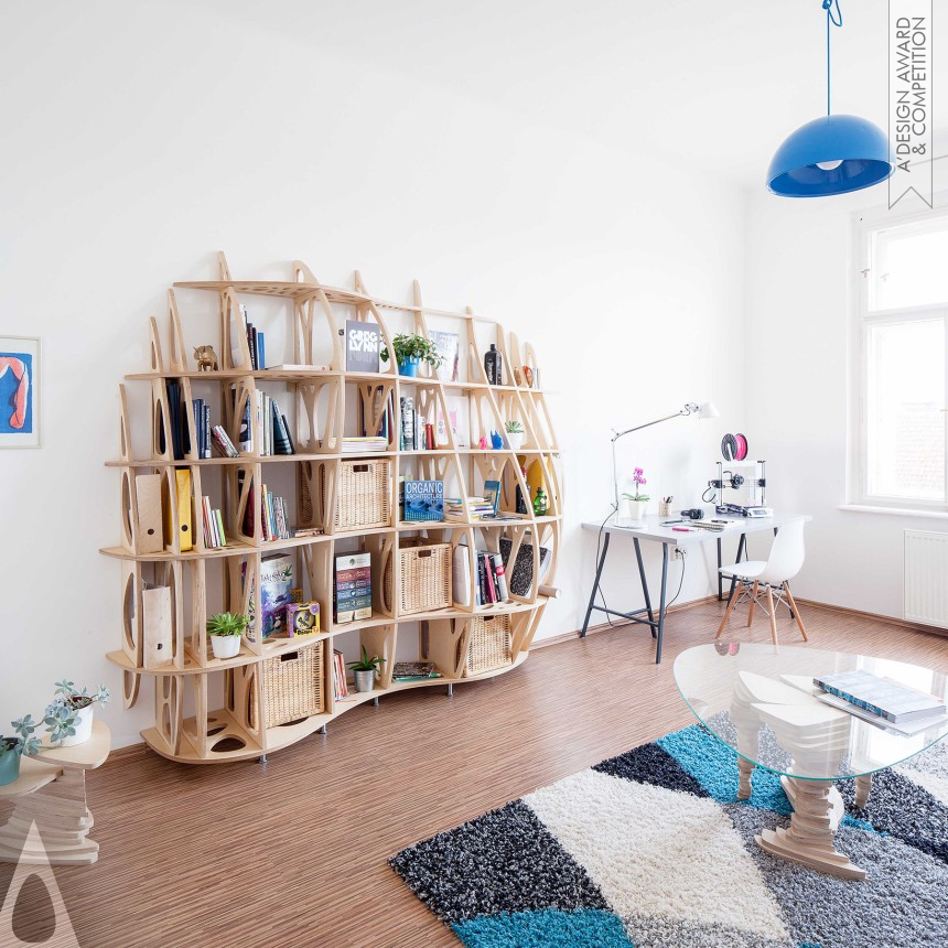 George Šmejkal's Amheba Bookcase