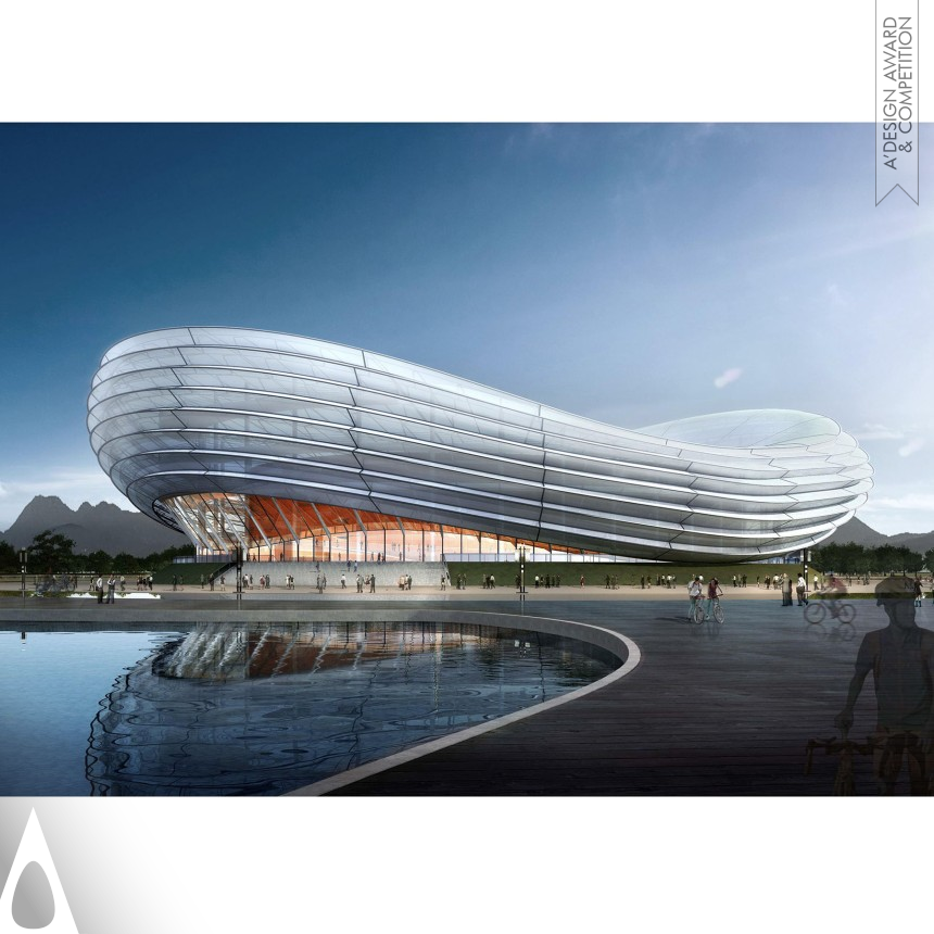 Silver Architecture, Building and Structure Design Award Winner 2017 Chongqing Wanda Velodrome Cycling Sports  