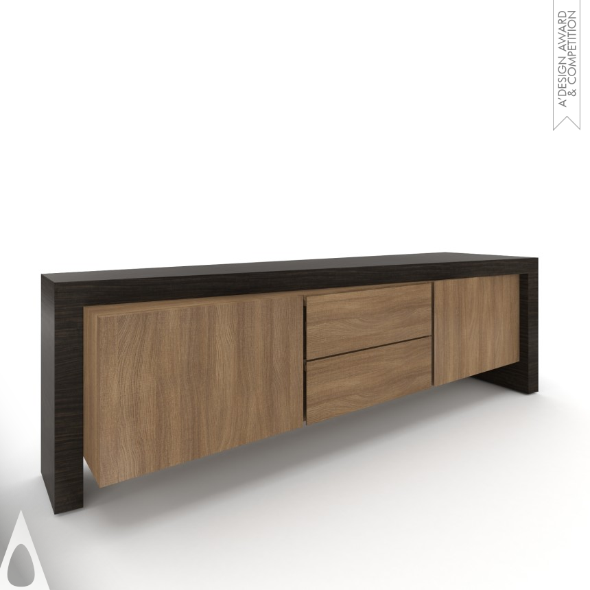 Iron Furniture Design Award Winner 2017 Squadra Credenza 