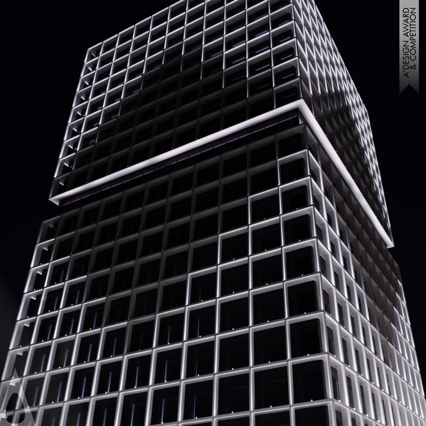 Studio Illumine's Office Tower Facade Lighting