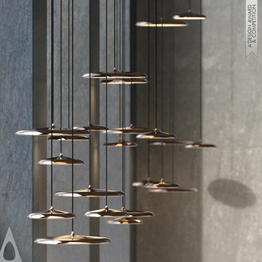 Golden Lighting Products and Fixtures Design Award Winner 2017 Artist Pendant lamps 