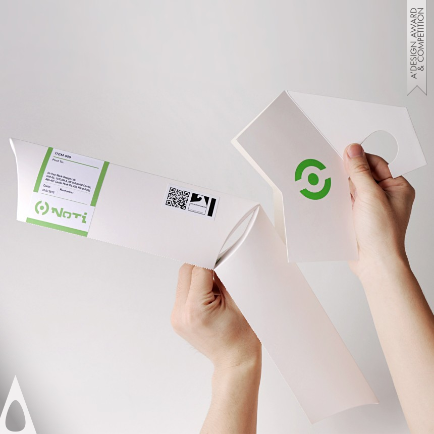 Noti D.I.Y. Hanger Packaging - Golden Packaging Design Award Winner