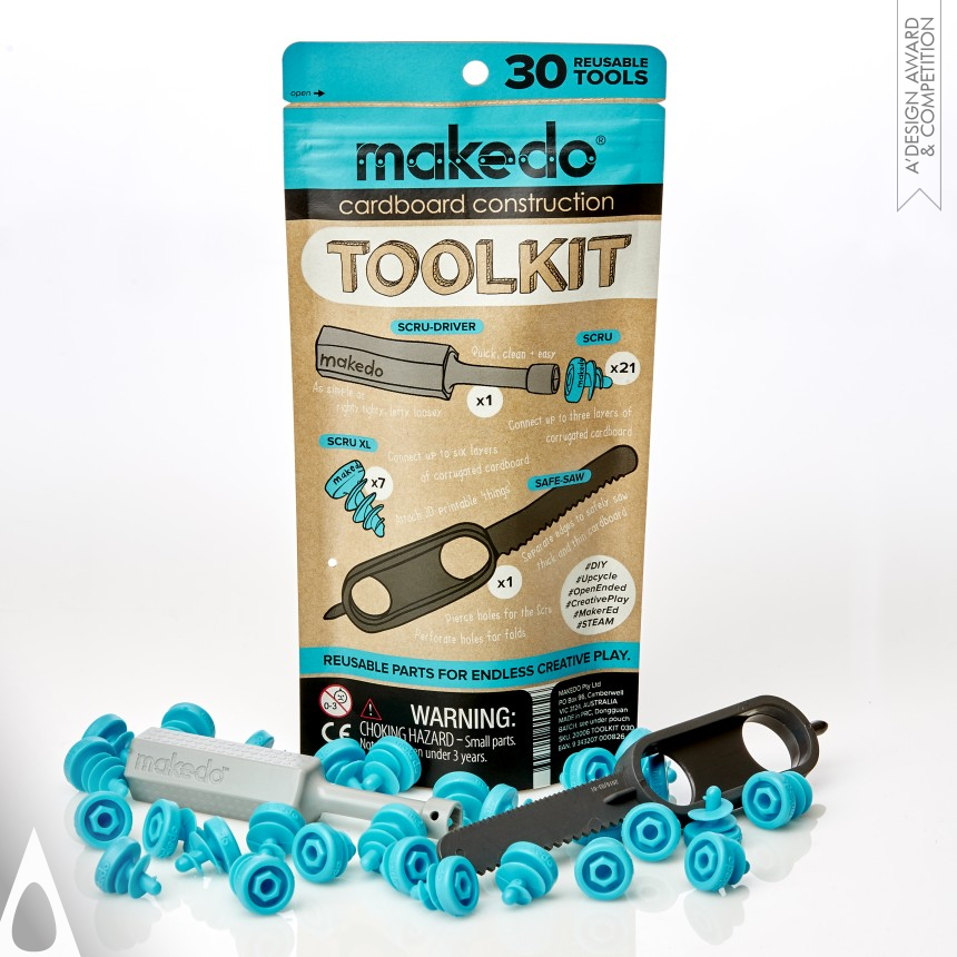 Makedo Toolkit Cardboard Construction System