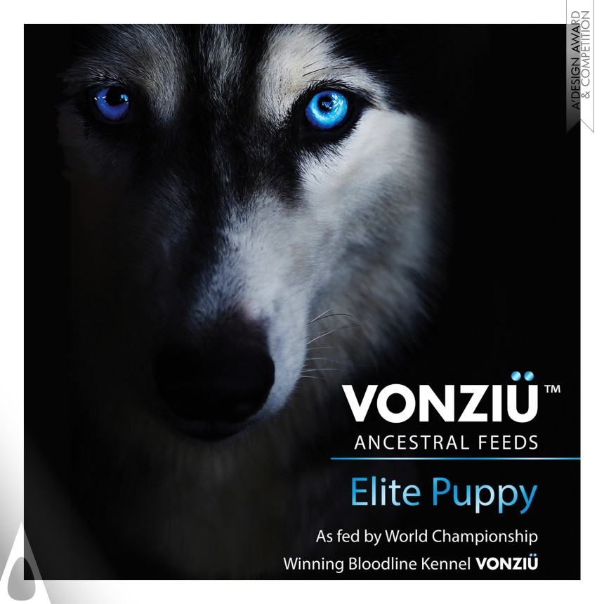 Vonziu Elite Puppy - Silver Packaging Design Award Winner