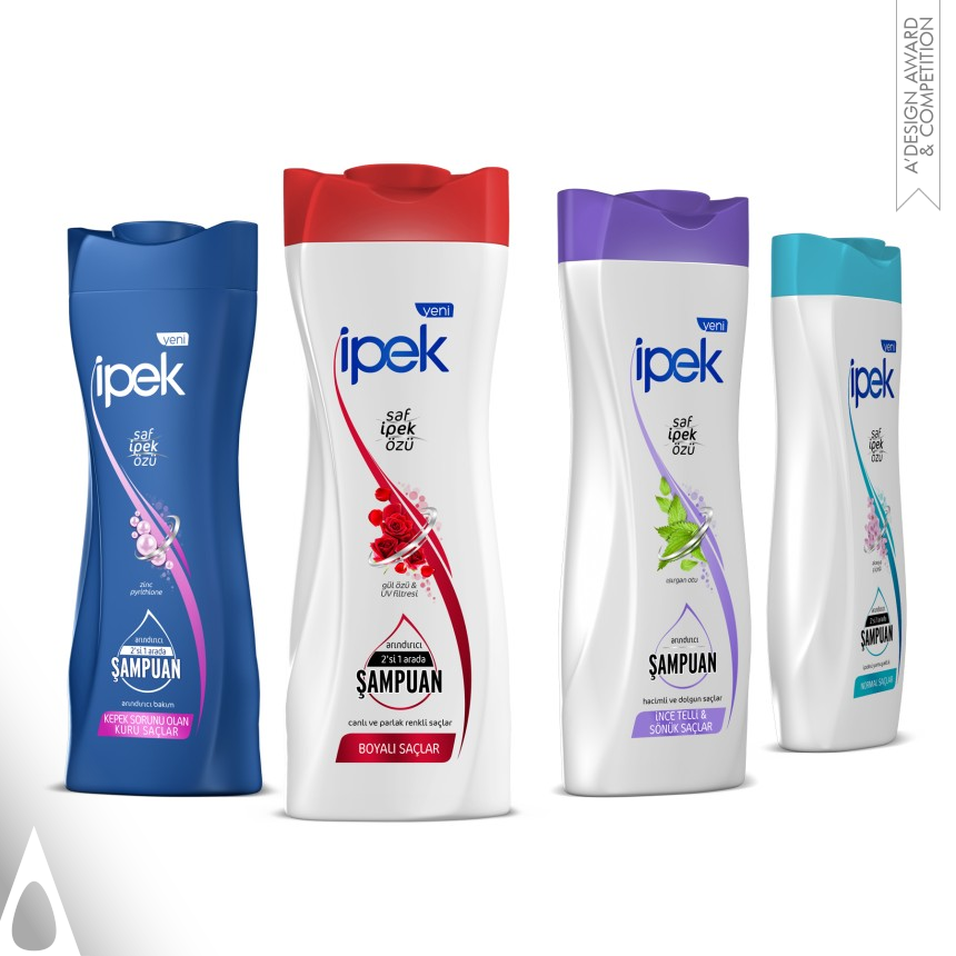 Ipek Shampoo - Iron Packaging Design Award Winner