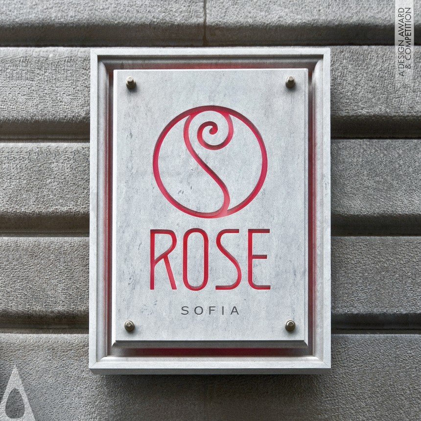 Bronze Graphics, Illustration and Visual Communication Design Award Winner 2018 Rose Sofia Logo 