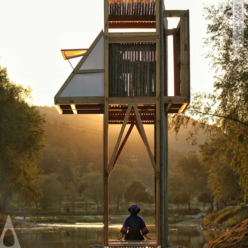 Li Hao and Nan Xueqian's The Mirrored Sight Shelter Viewing House, Tea House