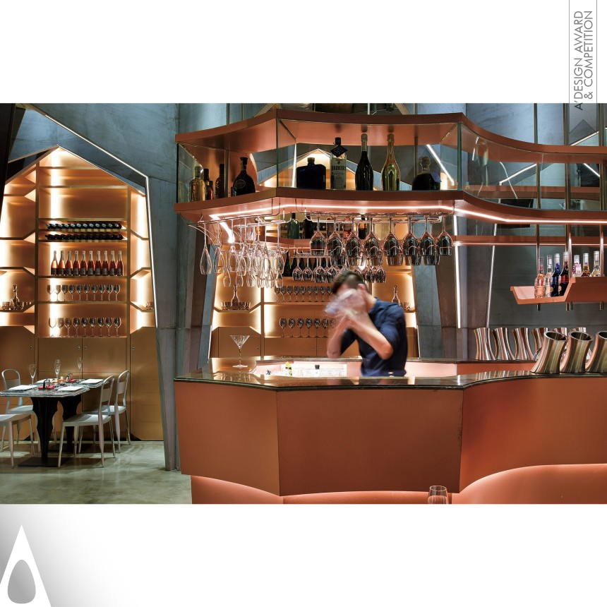 Golden Interior Space and Exhibition Design Award Winner 2018 Castello 4 Fine Dining Restaurant 