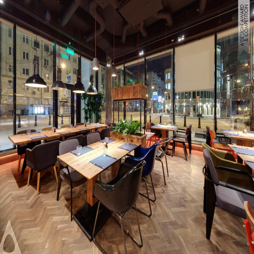 Silver Interior Space and Exhibition Design Award Winner 2018  Adri BBQ Restaurant 