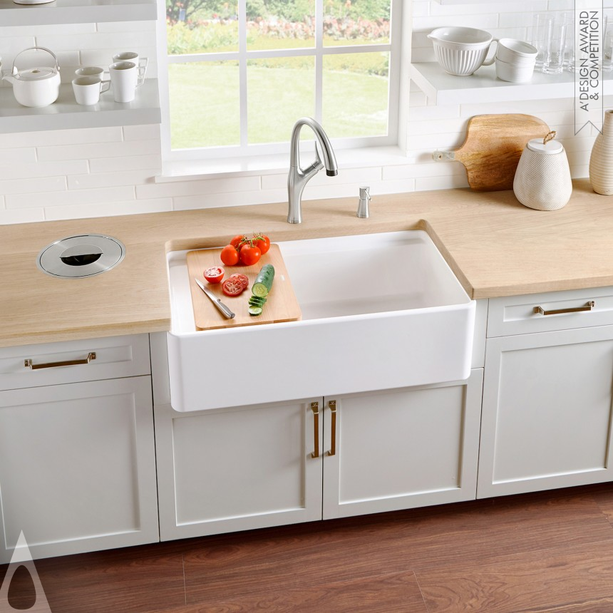 Golden Furniture Design Award Winner 2018 Blanco Profina Apron Front Kitchen Sink 