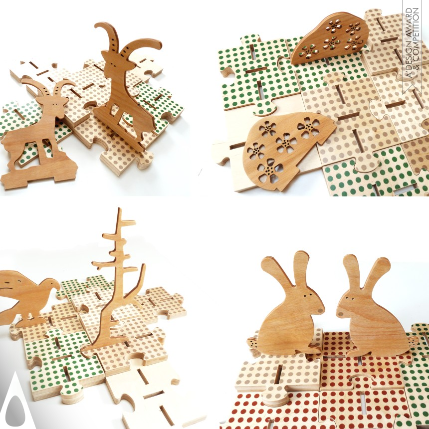 Eva Strukelj and Ignacio Lopez Sola's Alpine 3D puzzle 3d Puzzle