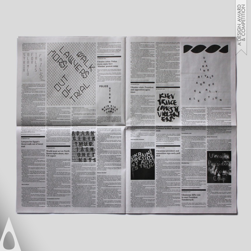 Daily Headlines designed by Hui Chen Ou Yang