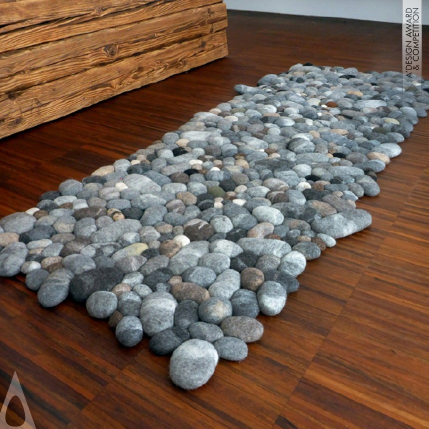 felt stone rug - Silver Furniture Design Award Winner