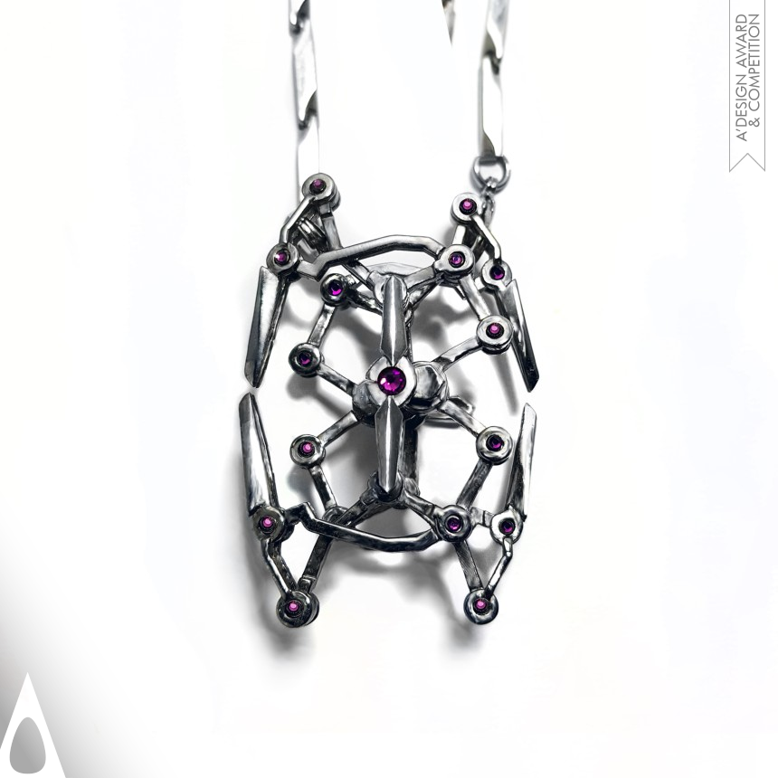 Bronze Jewelry Design Award Winner 2018 The Deconstruction Kinetic jewelry 