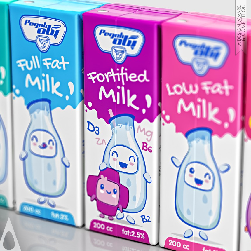 Pegah Flavored Milks designed by Hasan Yoghar