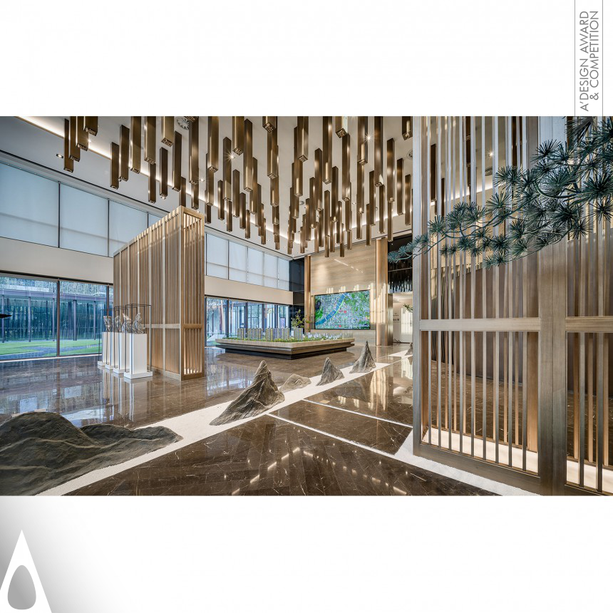 Golden Interior Space and Exhibition Design Award Winner 2018 Tanyue Mansion Public Space 