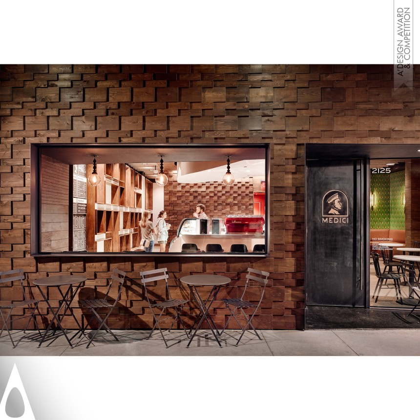 Silver Interior Space and Exhibition Design Award Winner 2018 Caffe Medici Coffee Shop 