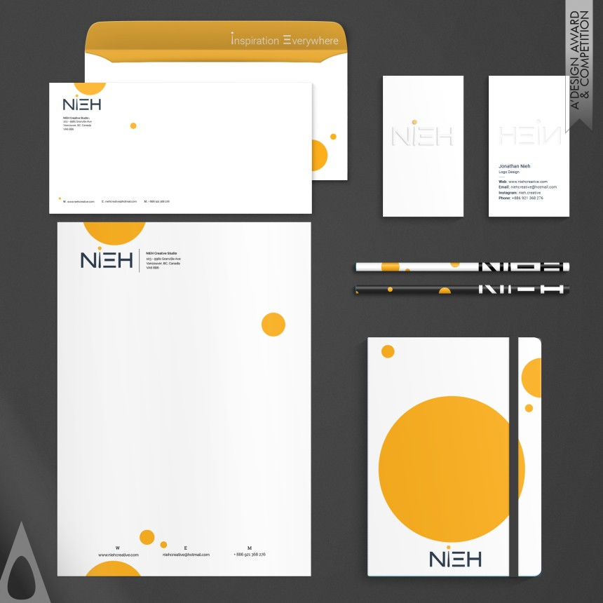 Iron Graphics, Illustration and Visual Communication Design Award Winner 2018 NIEH Creative Studio Brand Identity 