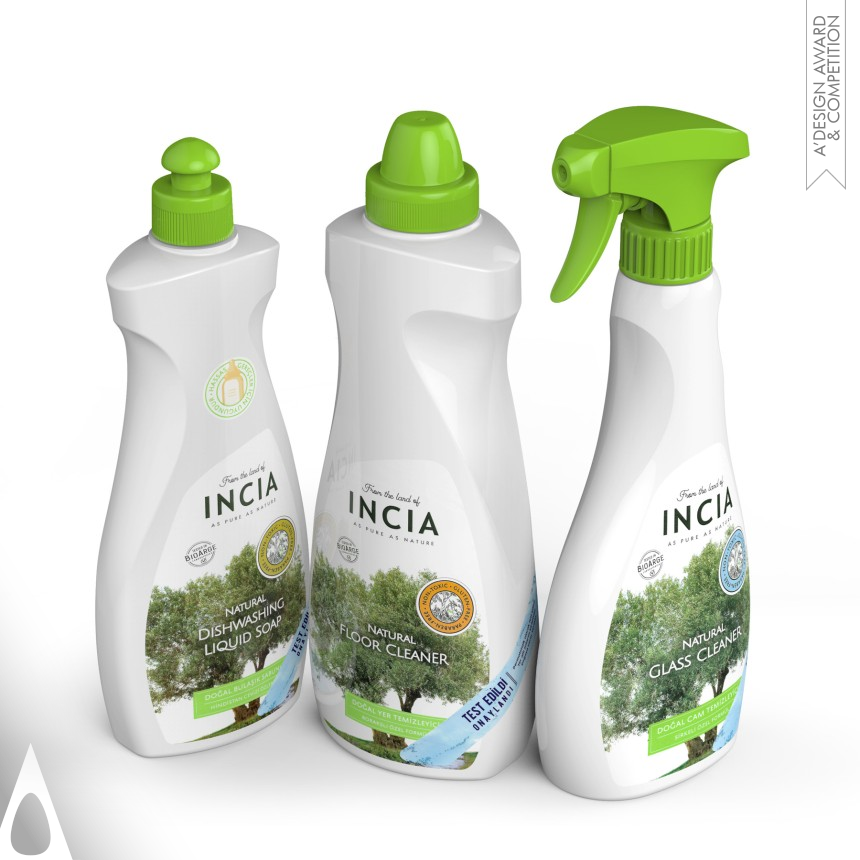 Incia Household Cleaner Series designed by Musa Celik