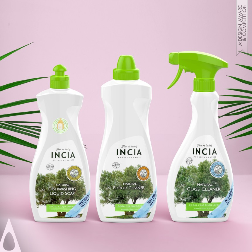 Incia Household Cleaner Series - Iron Packaging Design Award Winner