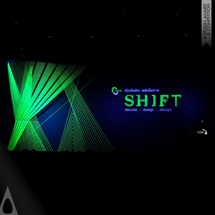 Shift designed by Pink Blue Black & Orange