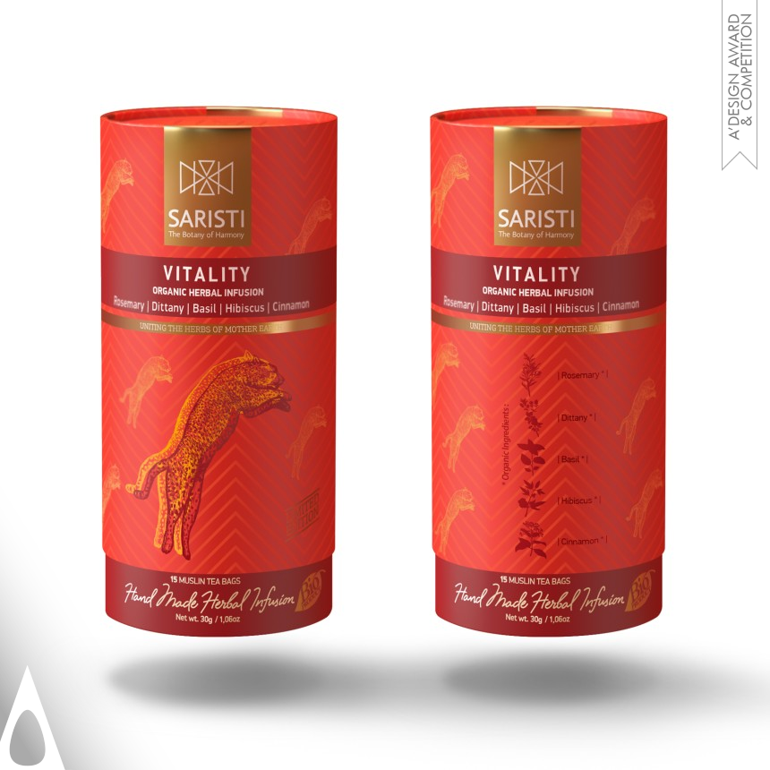 AS ADVERTISING's SARISTI Dry tea packaging