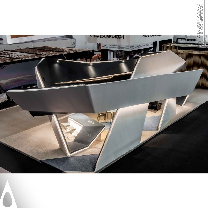 Platinum Interior Space and Exhibition Design Award Winner 2018 Twisting Exhibition Area 