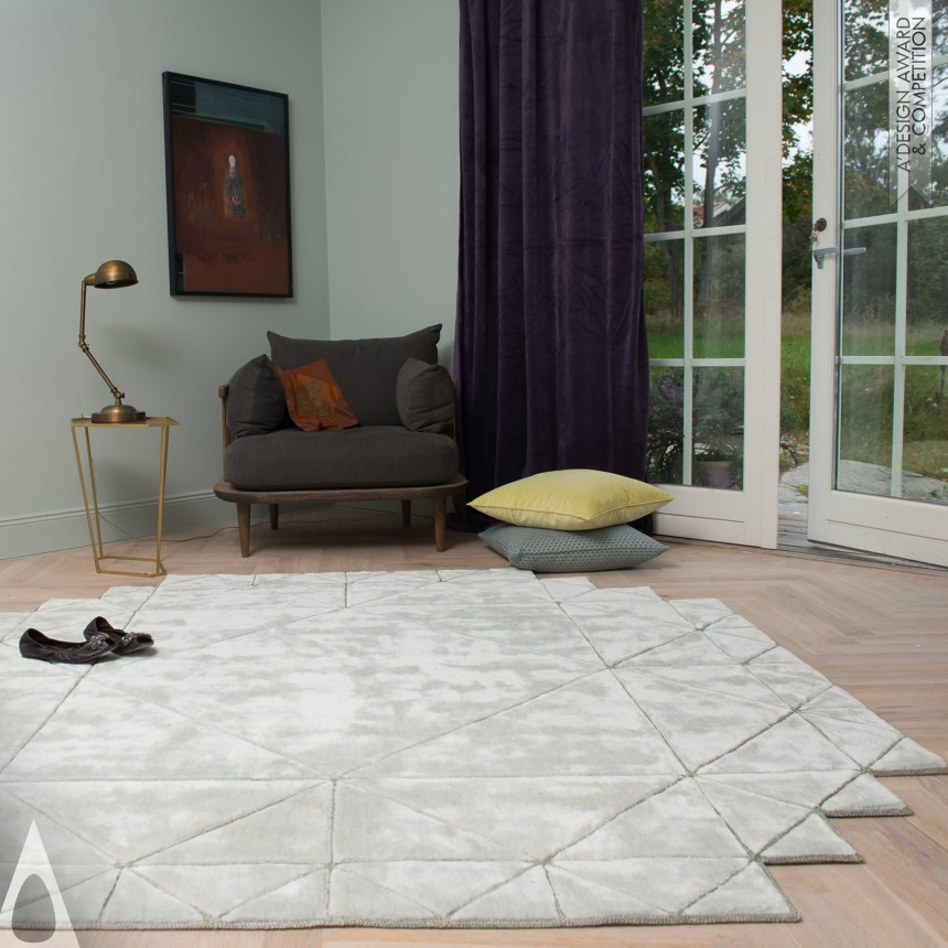 Silver Furniture Design Award Winner 2018 Edge Area Rug Area Rug 