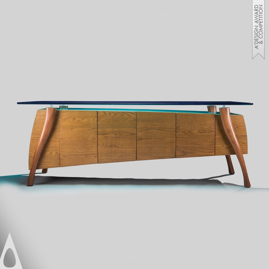 Silver Furniture Design Award Winner 2018 Aero Credenza 