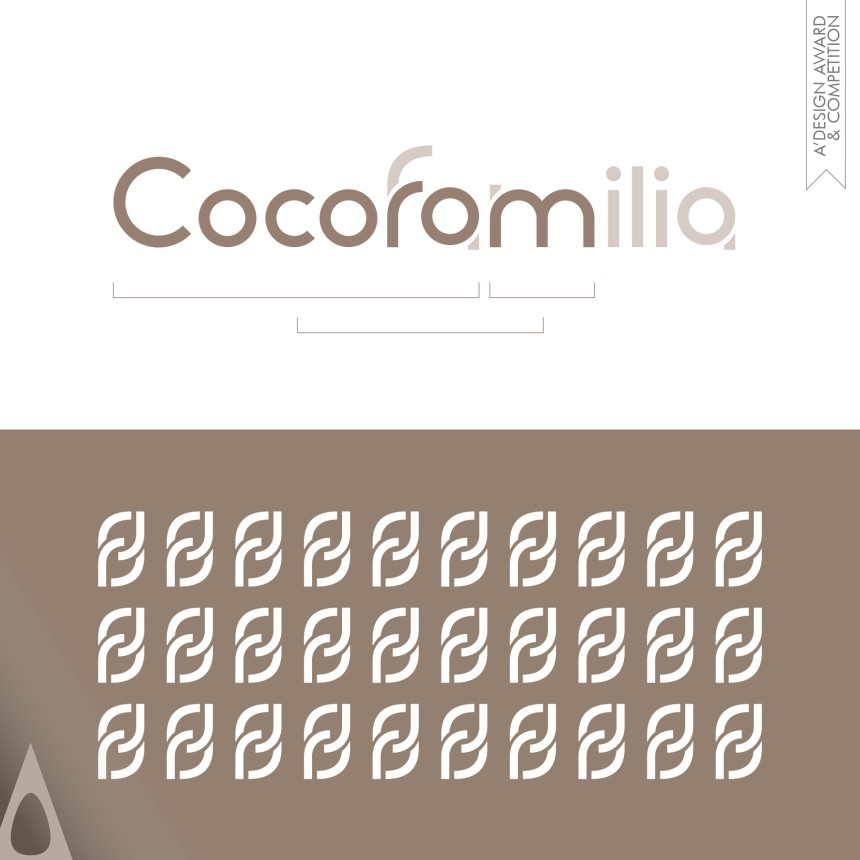 Iron Graphics, Illustration and Visual Communication Design Award Winner 2018 Cocofamilia Logo and VI 