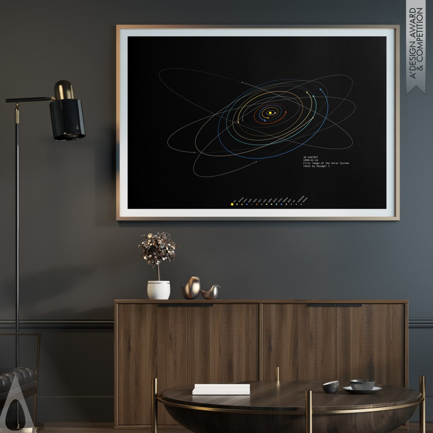 Silver Limited Edition and Custom Design Award Winner 2018 SpaceTime Coordinates Art Prints Art Prints 