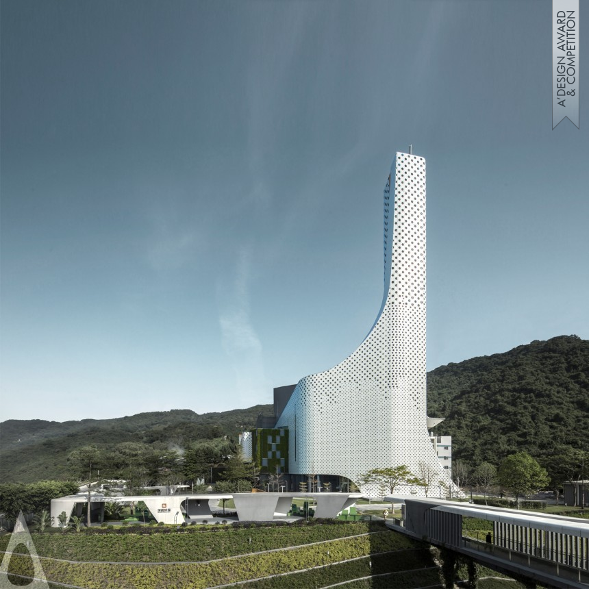 Golden Architecture, Building and Structure Design Award Winner 2018 Shenzhen Energy Renovation Project Waste to Energy Power Plant 