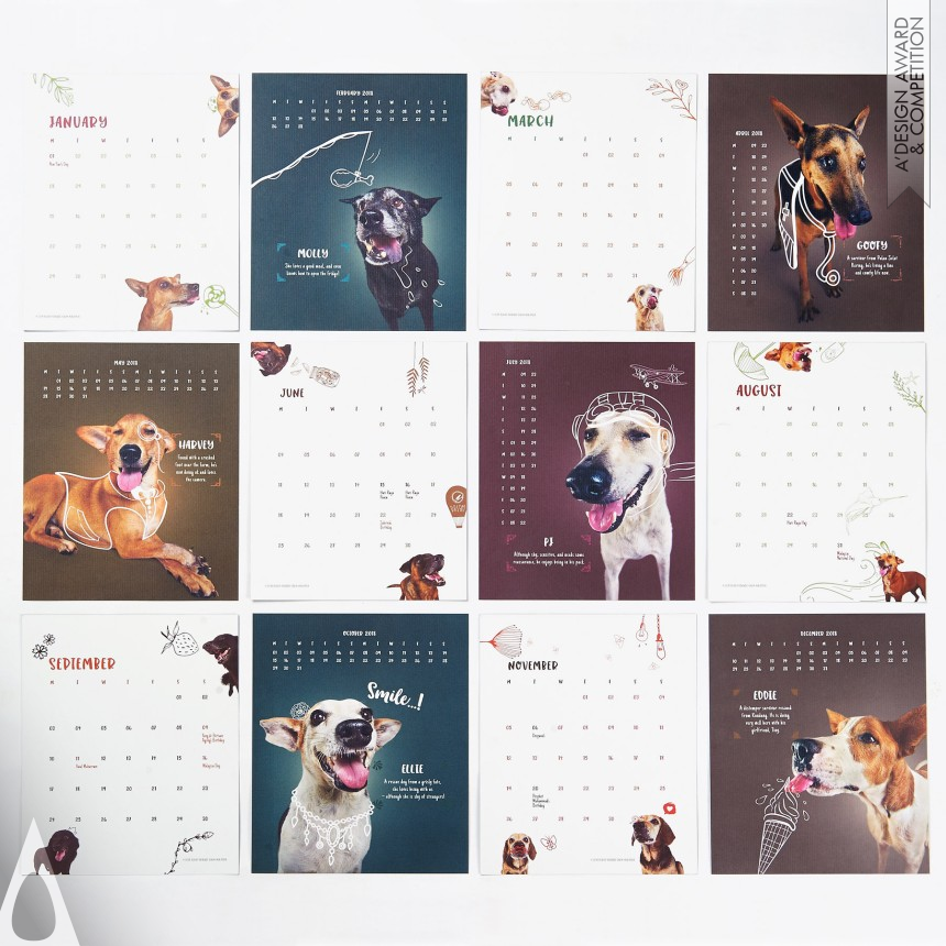 Eminent Creative Sdn Bhd's Furry Friends Farm 2018 Calendar