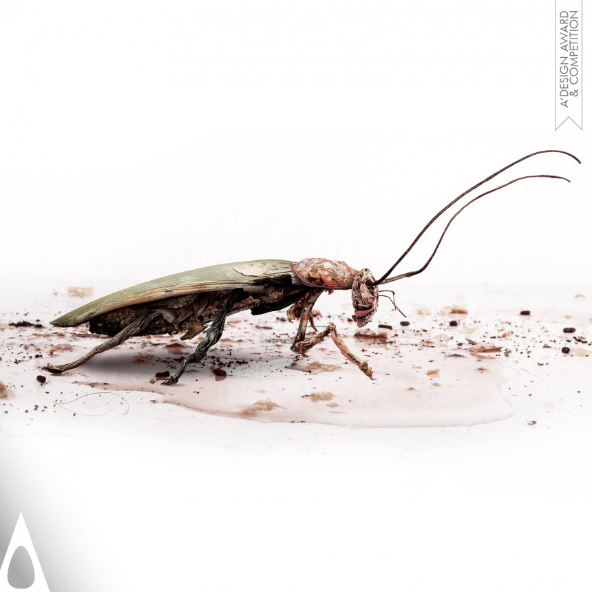 Platinum Photography and Photo Manipulation Design Award Winner 2018 Insect Sculptures Advertising 
