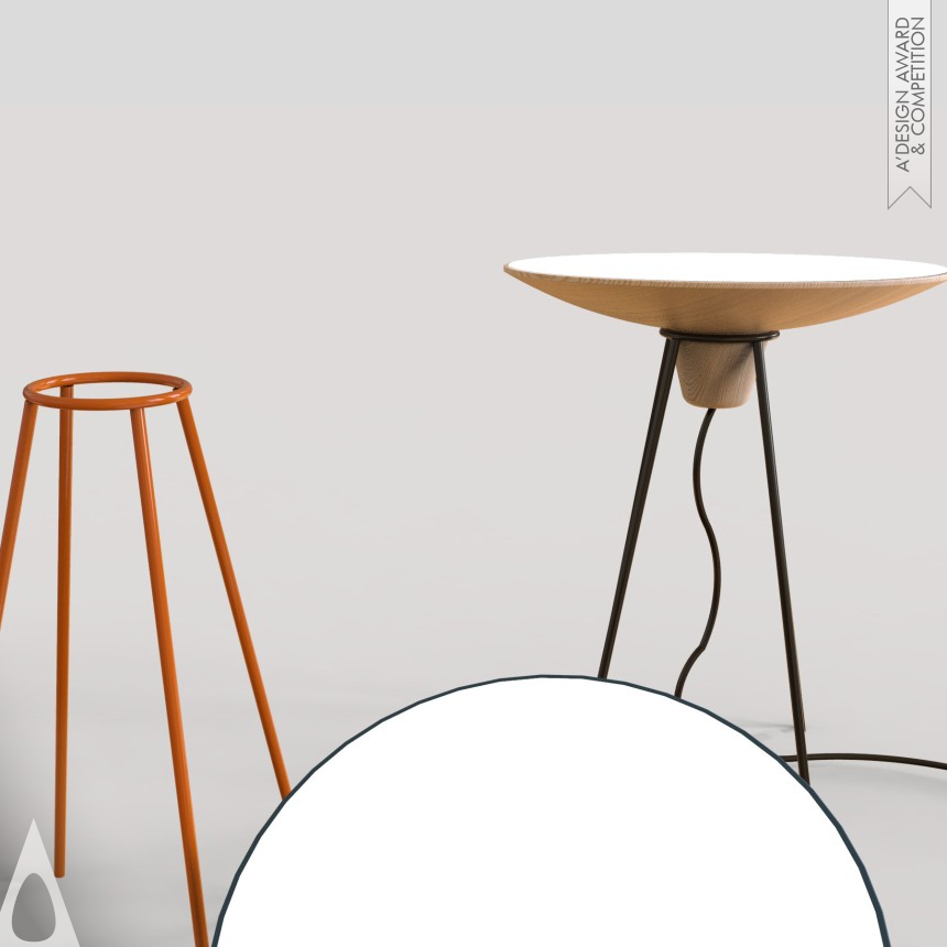 Spin Lignt Table - Silver Furniture Design Award Winner