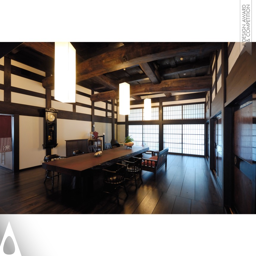 Silver Architecture, Building and Structure Design Award Winner 2018 Ryouriyado Yamazaki Japanese inn 